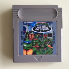 8bit игровая карточка: Черепашки-Ниндзя II-назад из канализационных систем(Версия США