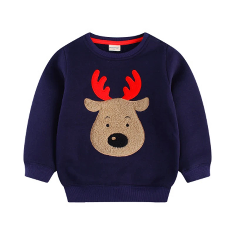 

2019 New Spring Children's Clothes Cotton Velvet Sweater Cartoon Hoody Children Sweaters