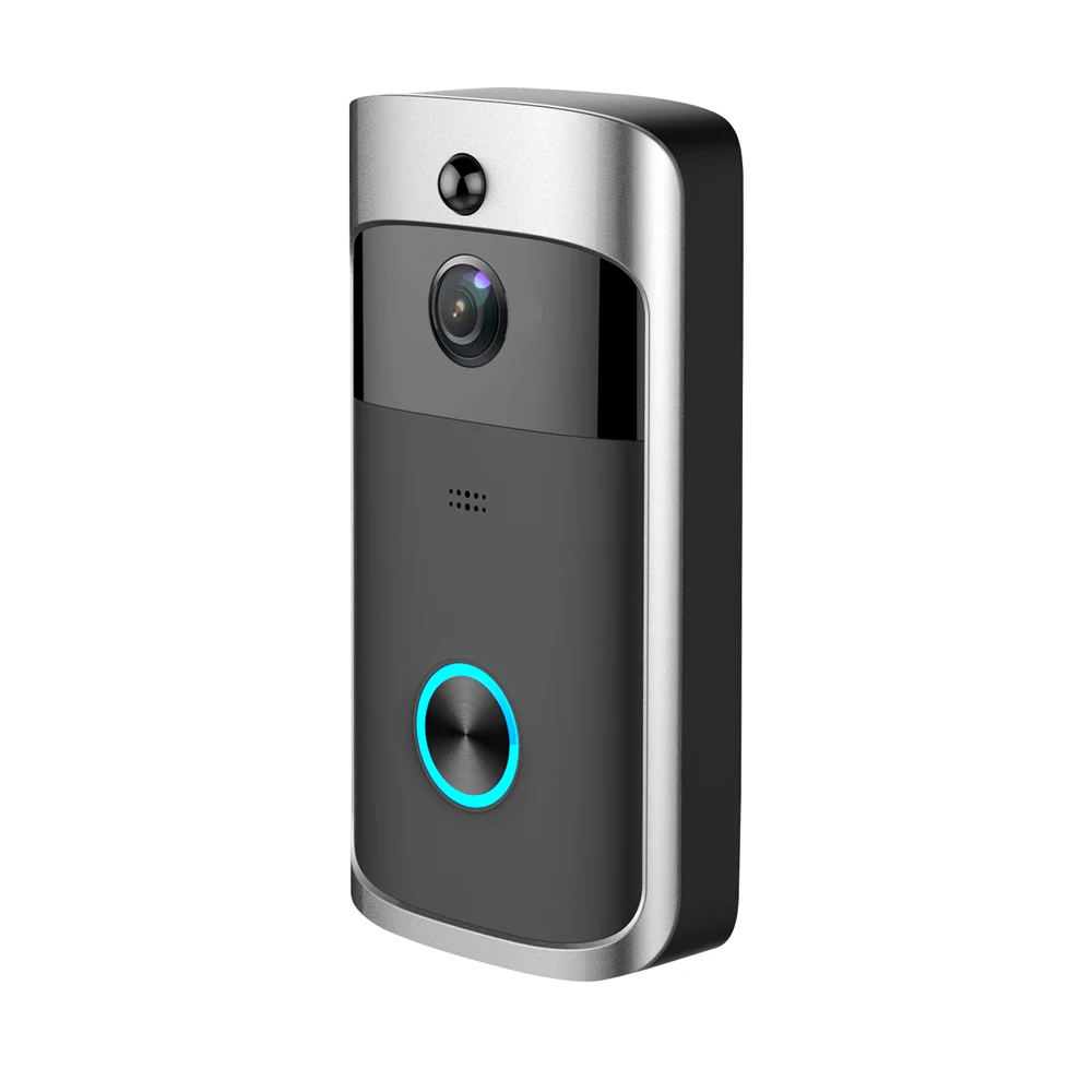 WiFi умный беспроводной дверной звонок безопасности камера кольцо визуальный домофон видео Сигнализация Дверной телефон Удаленный домашний мониторинг ночное видение