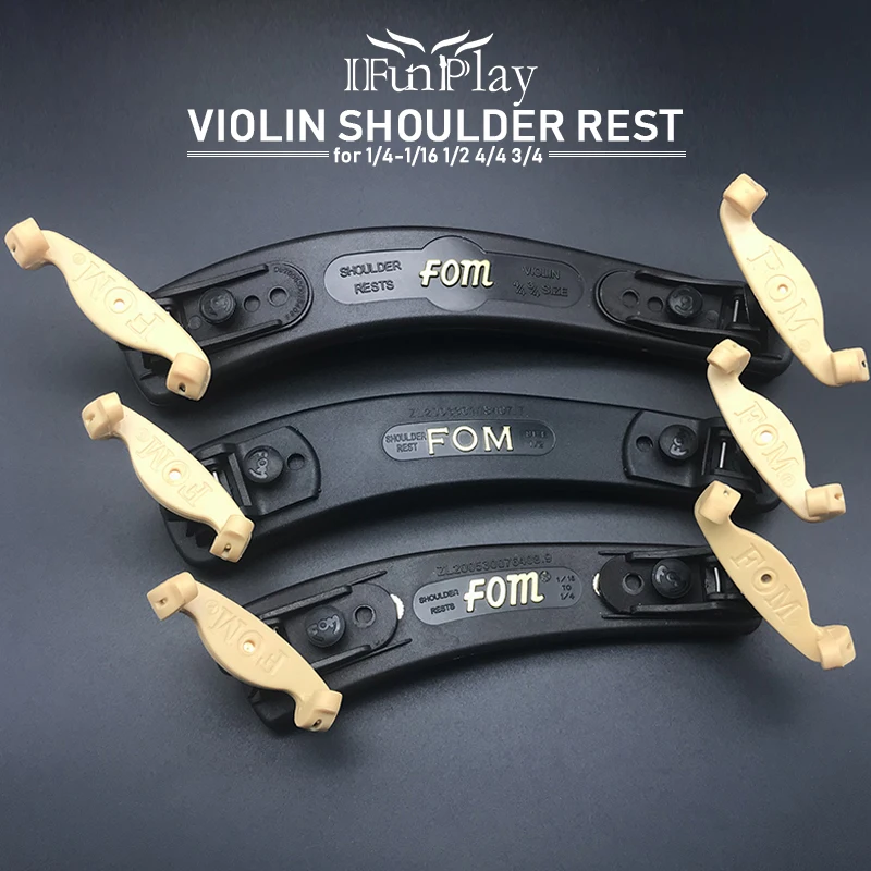 

FOM Plastic Material Violin Shoulder Rest ME-044/045/046 for 1/2 1/4 1/10 1/8 1/16 4/4 3/4 Fiddle Violin accessories