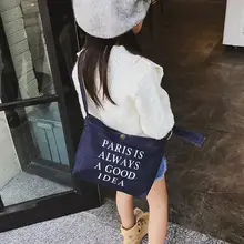 Повседневные детские буквы печатный рисунок джинсовая сумка через плечо детская плечевая сумка