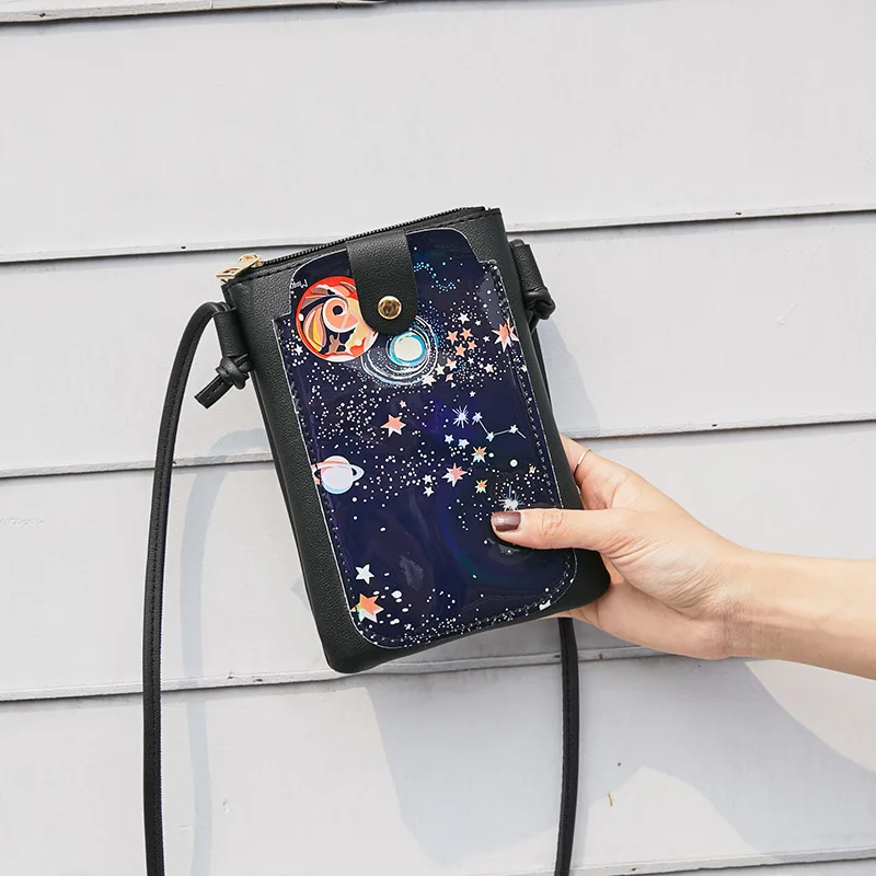 

Small Mini Summer Women Ladies Leather Shoulder Crossbody Bag Mobile Phone Clutch Organizer Bag Girls Female Lovely Flap Bags