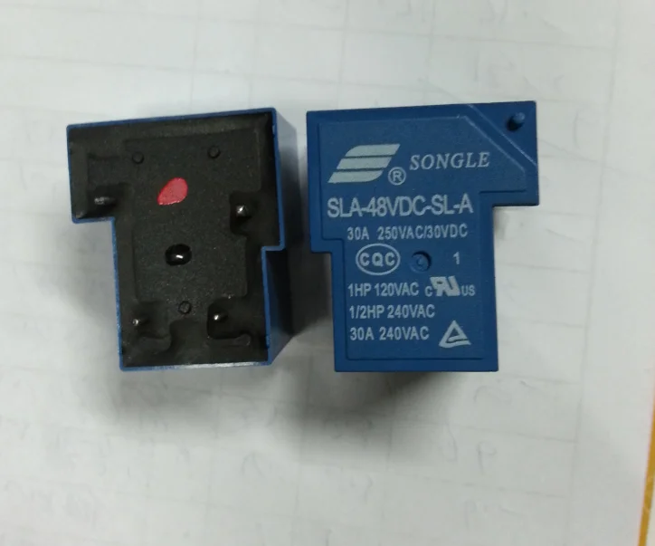 Бесплатная доставка 100% новое оригинальное реле 10 шт./лот SLA-48VDC-SL-A 4PIN 30A 250VAC T90 48В |