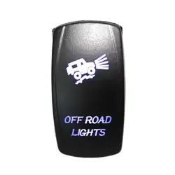 Автомобиль Лодка OFF-ROAD кулисный переключатель двойной синий светодиодный подсветкой лазерной гравировкой 5Pin SPST ON/OFF автомобиля аксессуары