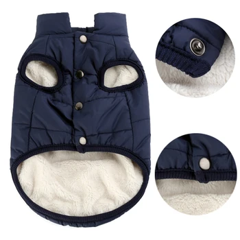 

Winter Warm Soft Pet Dog Vest Jacket Windproof Cat Dog Clothes For Small Large Dogs Chihuahua Outfits Pug Clothing Coat