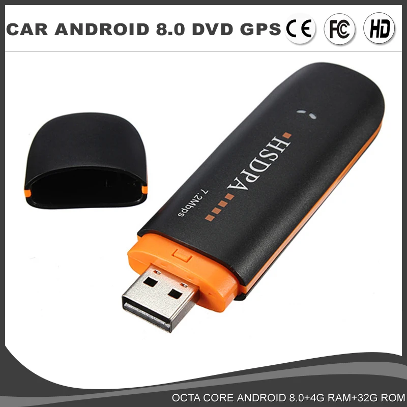Беспроводной модем HSDPA 3G 4G для автомобиля Android dvd gps плеер USB Wifi LTE FDD Модем Hotspot Dongle
