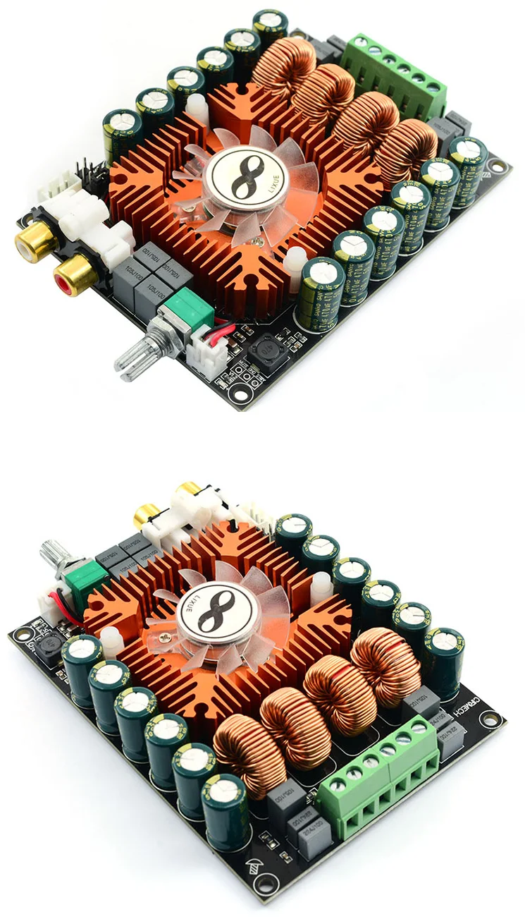 CIRMECH TDA7498E high power digital power amplifier board 2.0 HIFI stereo 160W*2 support BTL220W DC12V-36V