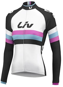 

Liv 2017 Outdoor Sports Cycling Jersey Spring Summer Bike Bicycle Long Sleeves MTB Clothing Women Wear Bike Jersey
