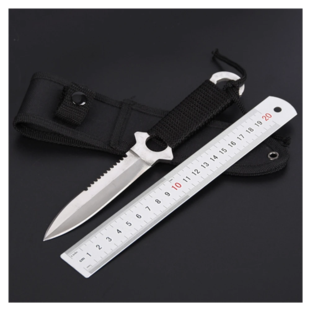 Mossy Oak Survival Knife 4 set Fixed Blade Hunting with Storage bag for Camping Tactical Outdoor | Инструменты