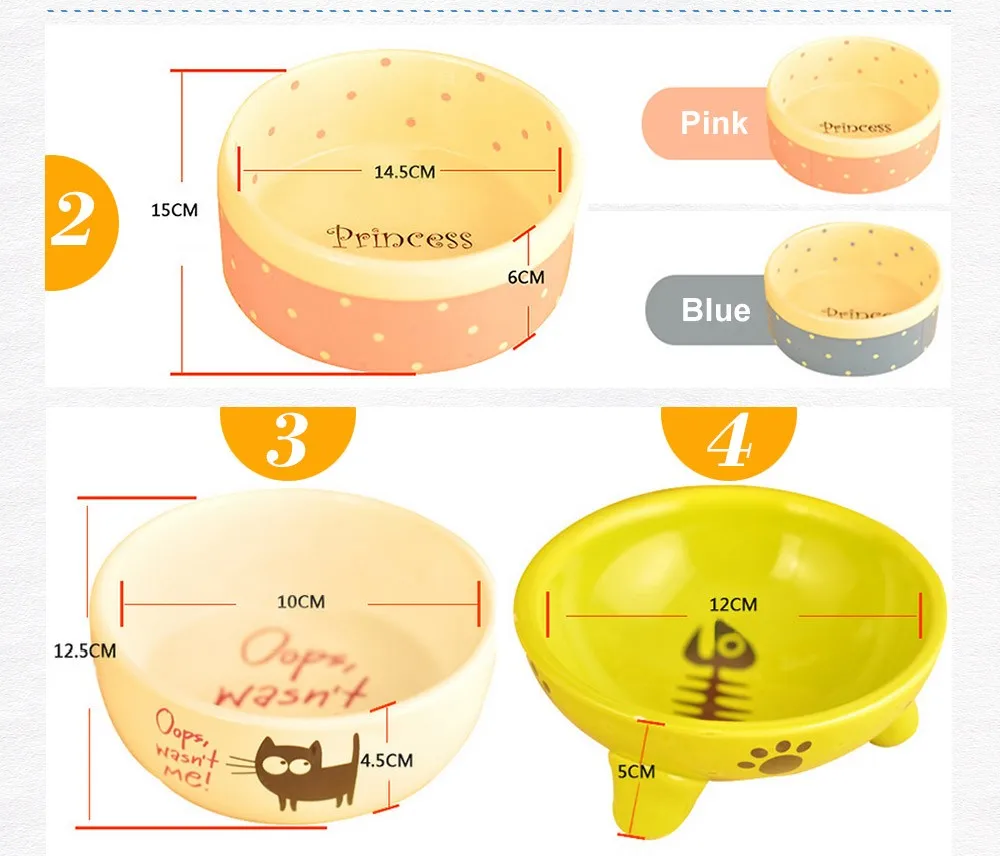 Миска для собак и кошек, дизайн кошачьих рыбных костей, кормушка для воды и корма для кошек, товары для маленьких собак для кошек