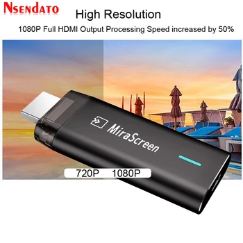 

Mirascreen D8 5G Dual Band 1080P Miracast Wireless DLNA AirPlay HDMI TV Stick Wifi Display TV Dongle Receiver For YouTube
