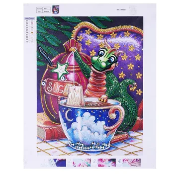 

Diamond Painting Special Shaped Diy 5D Partial Drill Cross Stitch Diamond Embroidery Rhinestone Of Picture Arts Craft Dragon