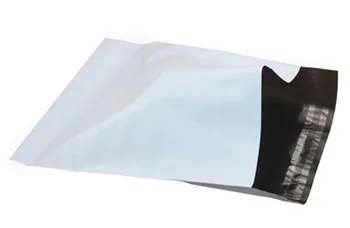 

White color self-adhesive poly mailer White poly mailing post envelope pouches Plastic Express Courier bags