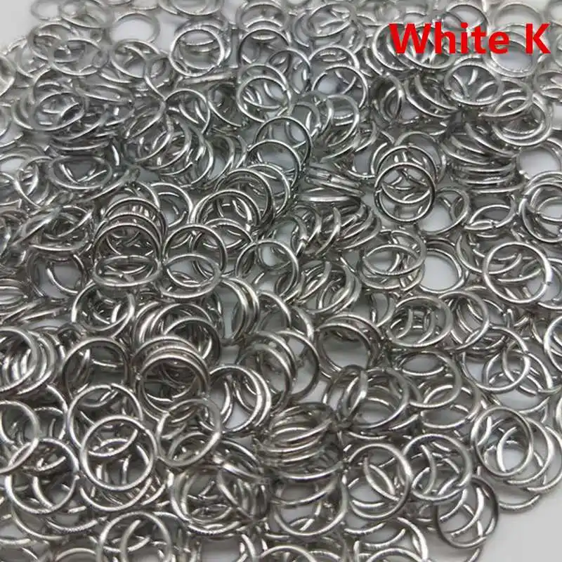 DIY 200/100 шт 3/4/6/8 мм новые дешевые украшения открытые кольца коннектор для ювелирных