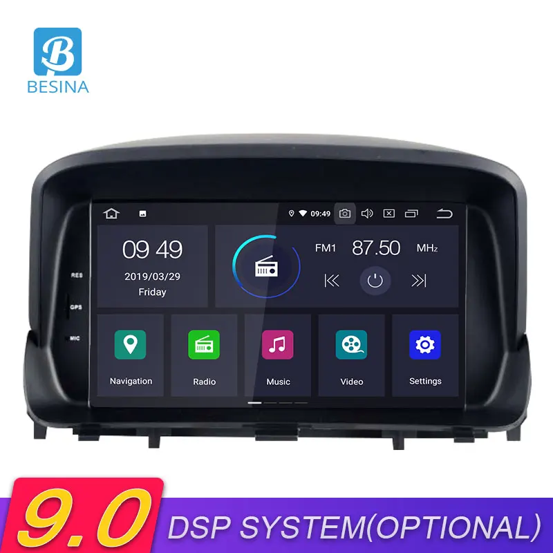 Besina Android 9,0 автомобильный dvd-плеер для OPEL MOKKA Мультимедиа gps Навигация стерео 2 Din автоаудио стерео Canbus wifi