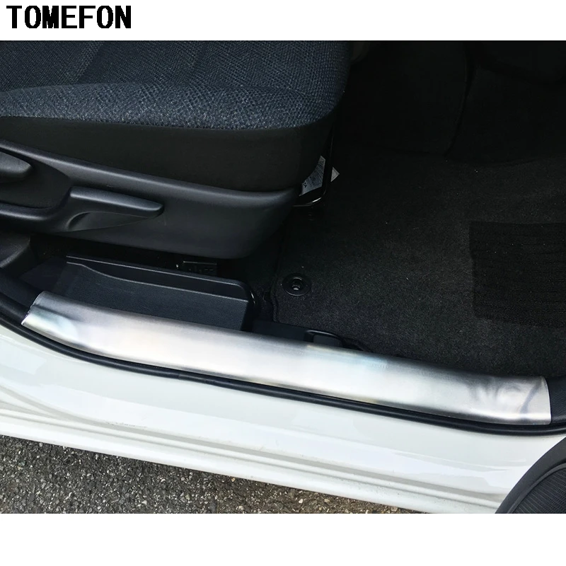 4 шт. накладки из нержавеющей стали для Toyota Sienta 2015 2016 2017 Second GE (NHP170)|pedal pedales|pedals