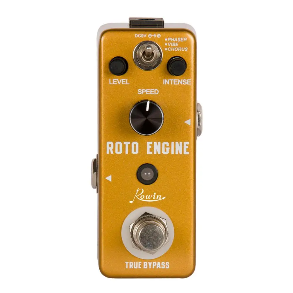 

Rowin LEF-3801 Guitar Roto Emgine Pedal Classic Psychedelic Sound Phaser/Vibrato/Chorus 3 Modes