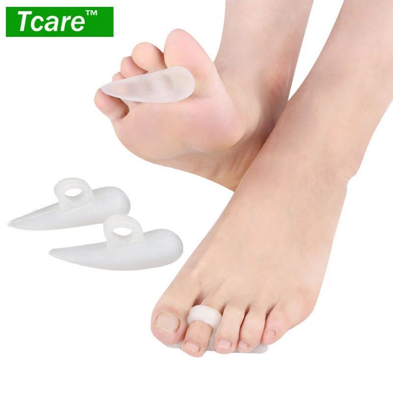 

2Pair/Lot Hammer Toe Cushion - Hammer Toe Gel Pads - Single Loop - Relieve Toe Pain - Great for Diabetic Feet