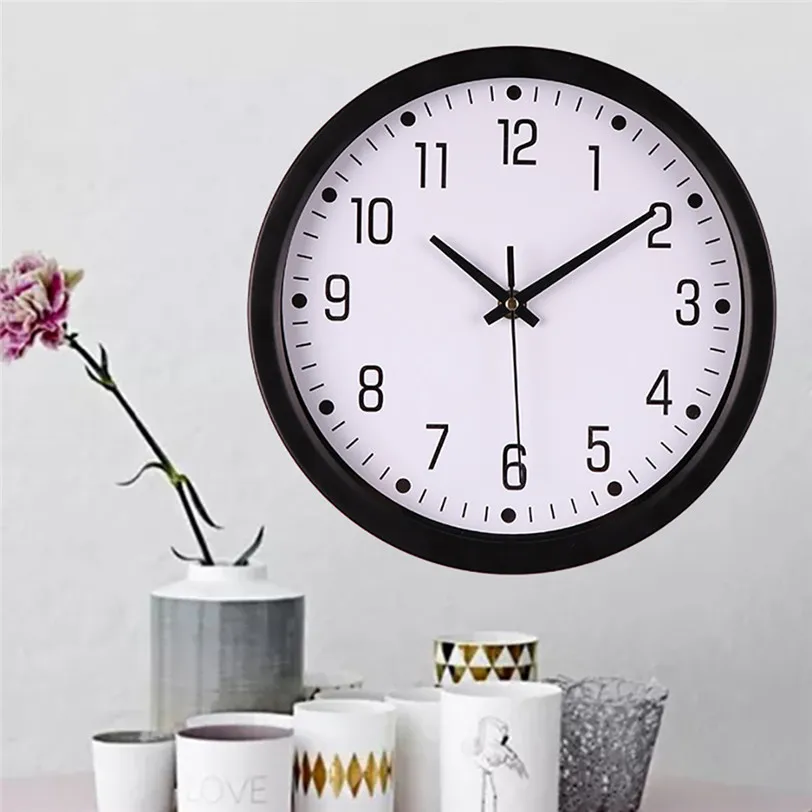 

Simple Digital Clock Wooden Modern Design Silent Digital Decorative Wall Clock for Home Living Roon Office Wall Decor 9J18
