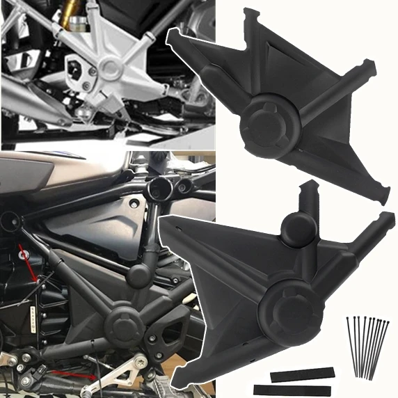

Black Motorcycle Left Right Side Frame Panel Guard Protector Cover for BMW R1200GS LC ADV R1200 R 1200 GS 2013 2014 2015 2016