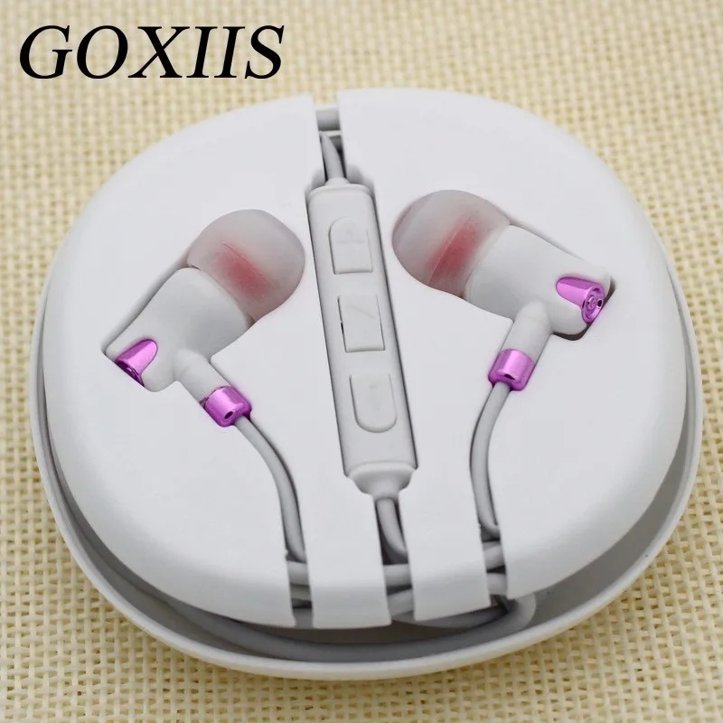 Goxiis 35mm Filaire écouteur Pour Téléphone Basse Dans Loreille