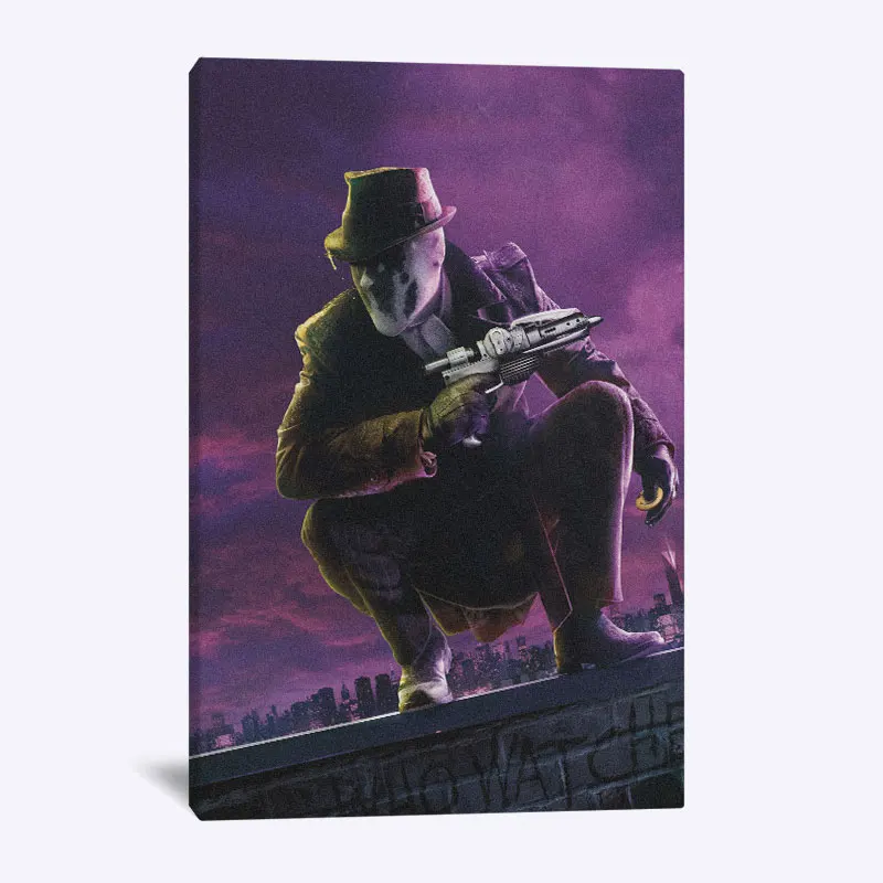 Rorschach Watchmen DC постер настенный художественный холст для подростков гостиной дома