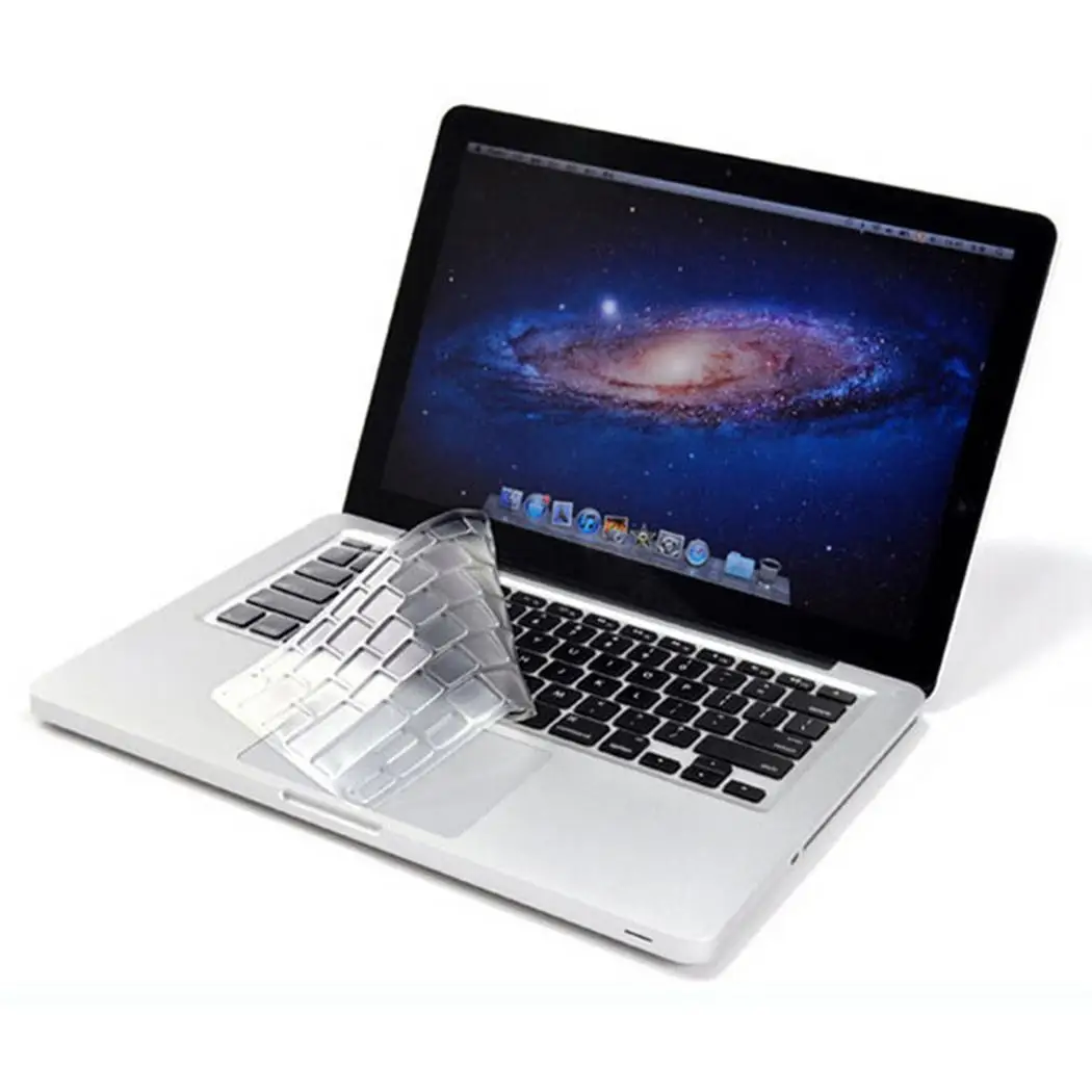 Прочная ультратонкая клавиатура чехол для Macbook прозрачный компьютер