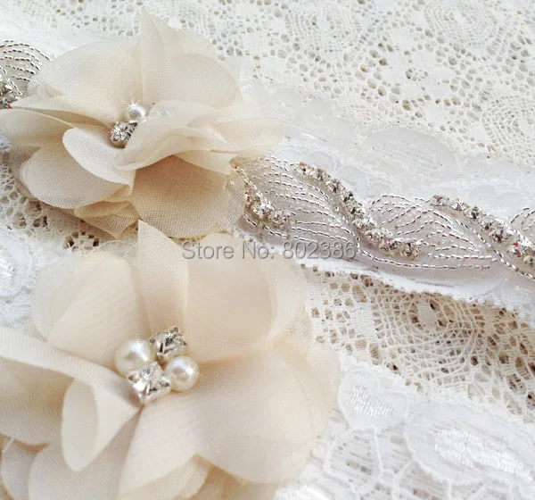 

Rhinestone Flower Headband