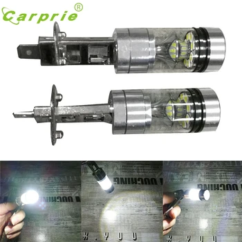 

2X H1 6500K 100W LED HID White 2323 Fog Driving Light Bulbs FE16