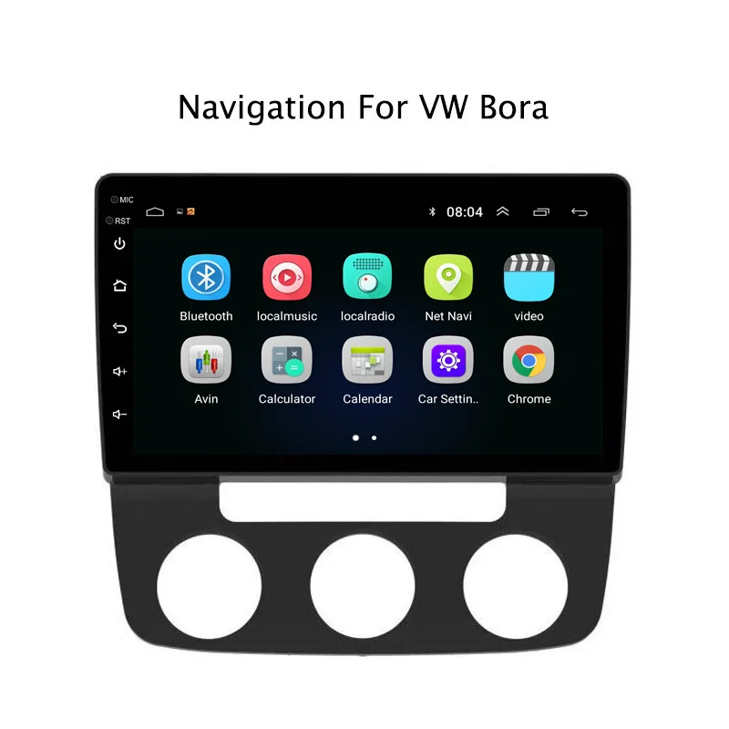 Cheap 10.1" 2.5D IPS Android 8.1 Car DVD GPS Player For VW Bora 2008-2012 Car Radio Stereo Head Unit with Navigation 2