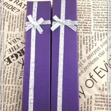 Стильная шкатулка для украшений!, 12 шт./партия, фиолетовое ювелирное ожерелье/футляр для браслета коробка витрина для украшений, Подарочная коробка