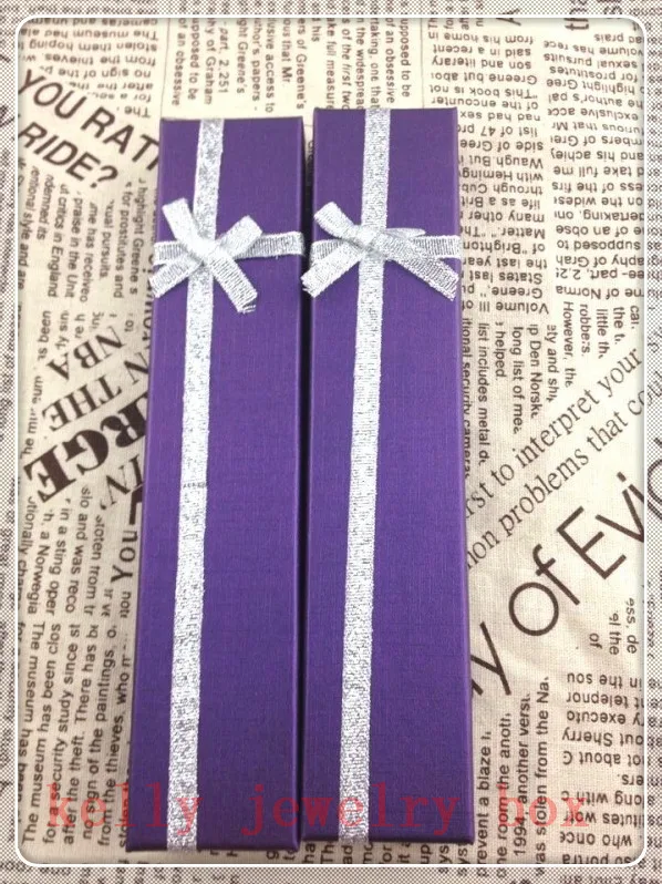 Fashion Jewelry Box ! Wholesale 12pcs/Lot Purple Jewelry Necklace