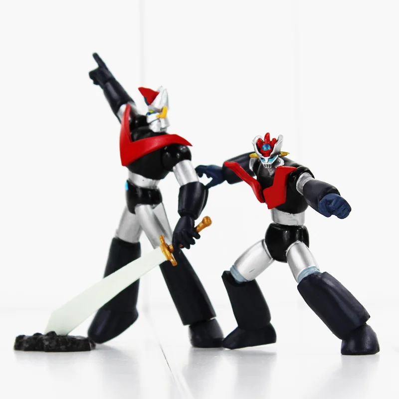 

Hot 2pcs/lot Anime Mazinger Z PVC action Figure Model Doll Toy Free shipping