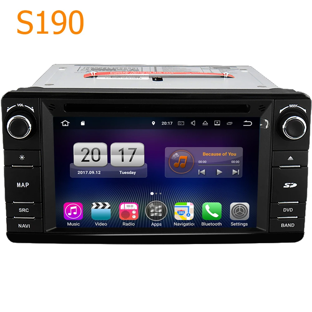 Road Top Winca S190 Android 7 1 System 4 Core CPU font b Car b font
