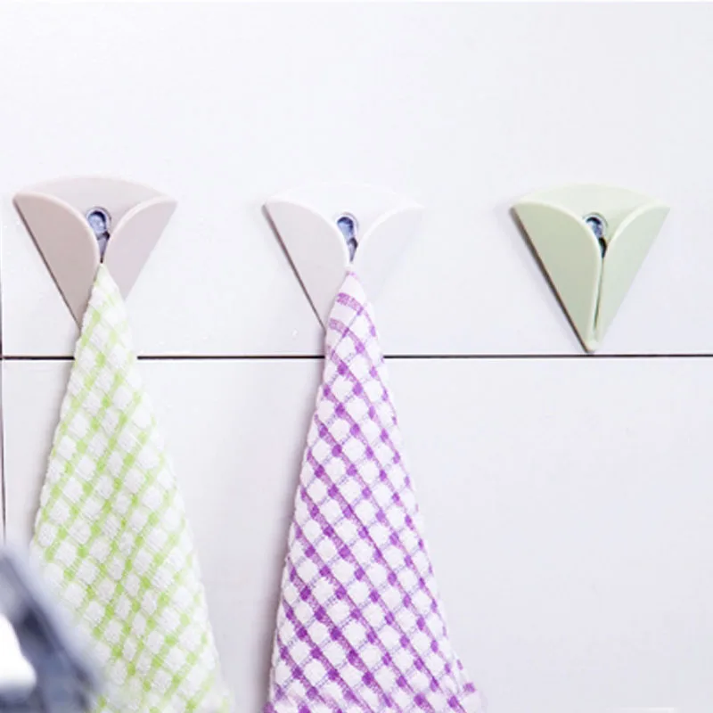 Easy Install Towel Holder Rubber Suction Pad Cloth Tea Towel Holder
