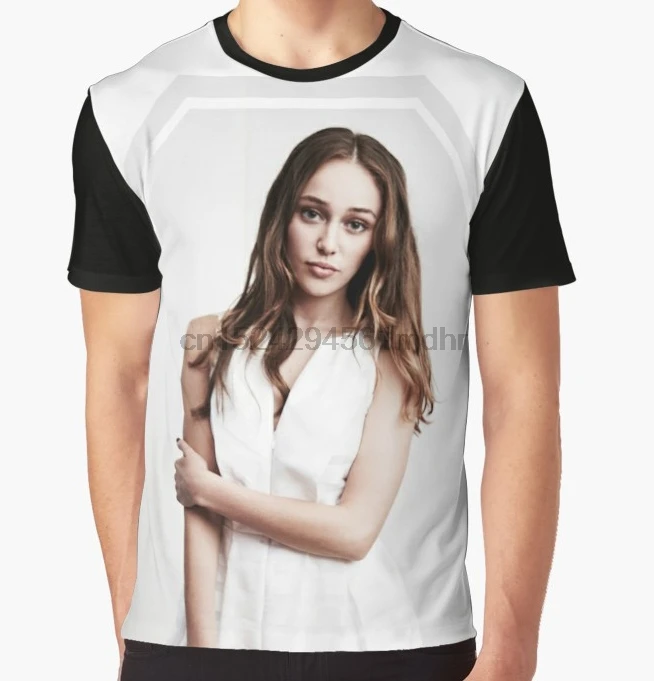 

All Over Print T-Shirt Men Funy tshirt alycia debnam-carey Short Sleeve O-Neck Graphic Tops Tee women t shirt