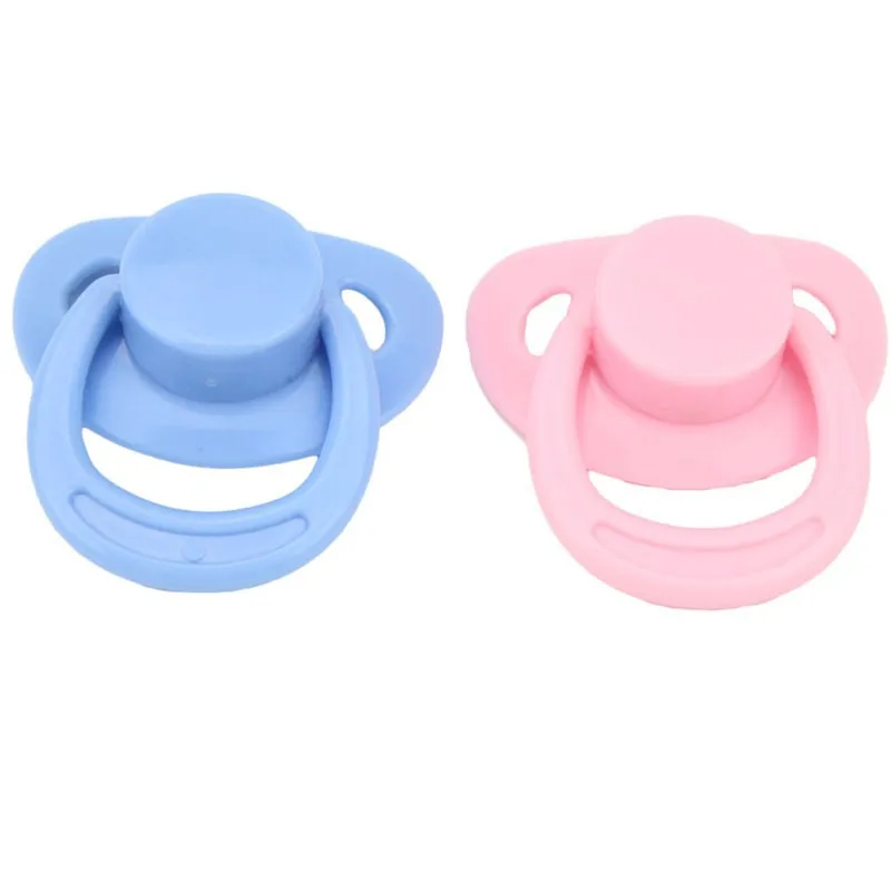 

2PCS Hot Sale Dolls Accessories Magnet Nipple For Reborn Doll Dummy Pacifiers Soother Clip Fit Reborn Baby Girl Boy