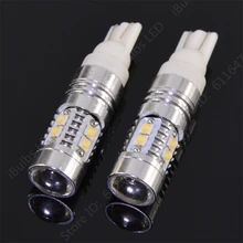 10 шт.; ; детское нижнее белье T10 168 W5W 10 SMD Светодиодная лампа с can-шиной ошибок автомобиль автомобильные Габаритные фонари Клин Сигнал Заднего Хода свет лампы AC/DC 12 V