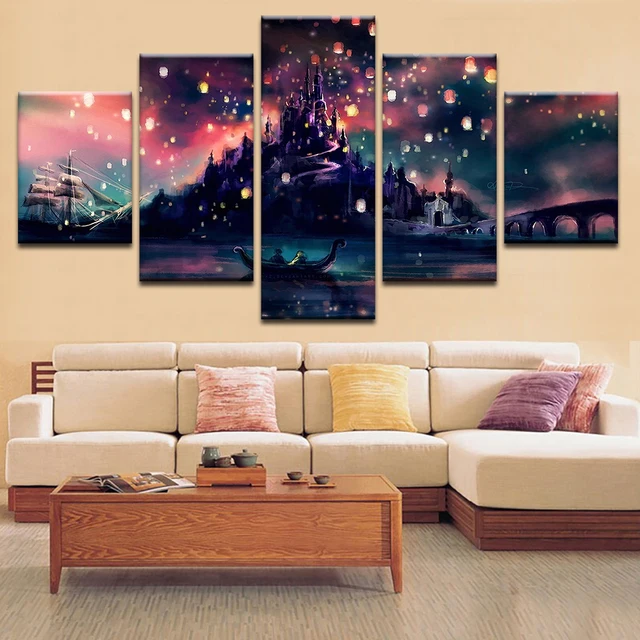 prints modular painting decor fashion harry potter hogwarts modern