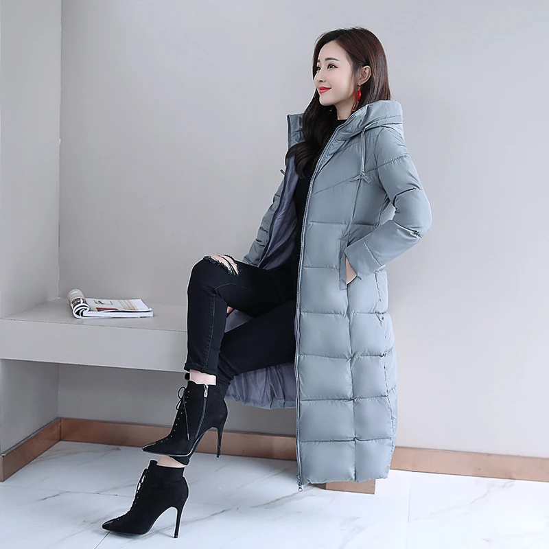 

8xl 7xl 6xl large size New Winter Down Jacket Women Long Coat Warm Parkas Thick Female Warm Coat High Quality Jackets Plus Size