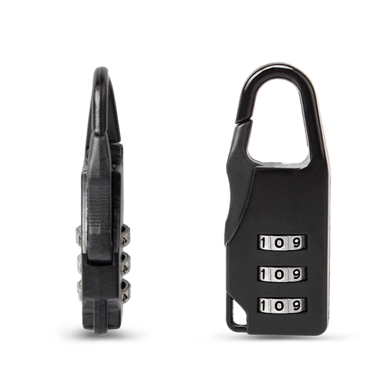 Alloy Combination Code Number Lock Padlock Luggage lock for Zipper Bag Backpack Handbag Drawer Cabinet