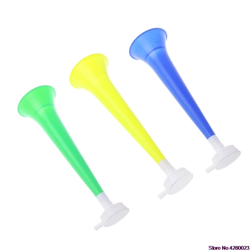 New Cheer Plastic Horn Football Game Fans Cheerleading Props Vuvuzela Kid Trumpet