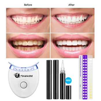 

Tongwode Teeth Whitening Units 3 Gel Pen 1 Dental Lamp Led Light Tooth Cleaning Tartar Peroxide Teeth Whitening Pen Set