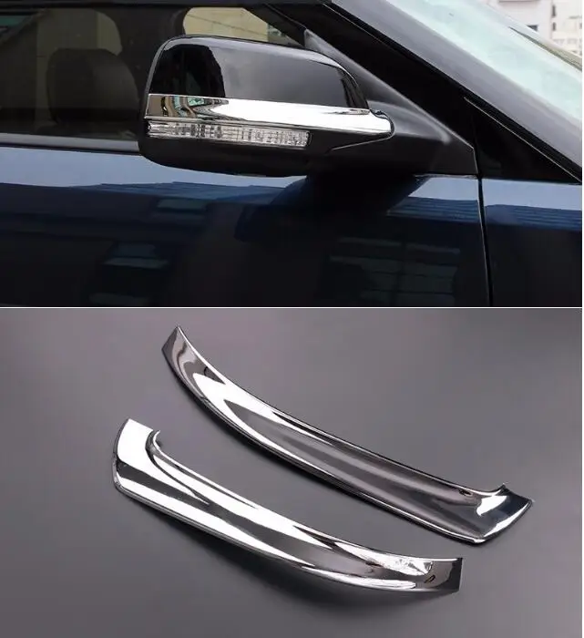 2 шт. хромированные боковые зеркала из АБС-пластика для Ford Explorer 2011 2012 2013 2014 2015 2016 2017