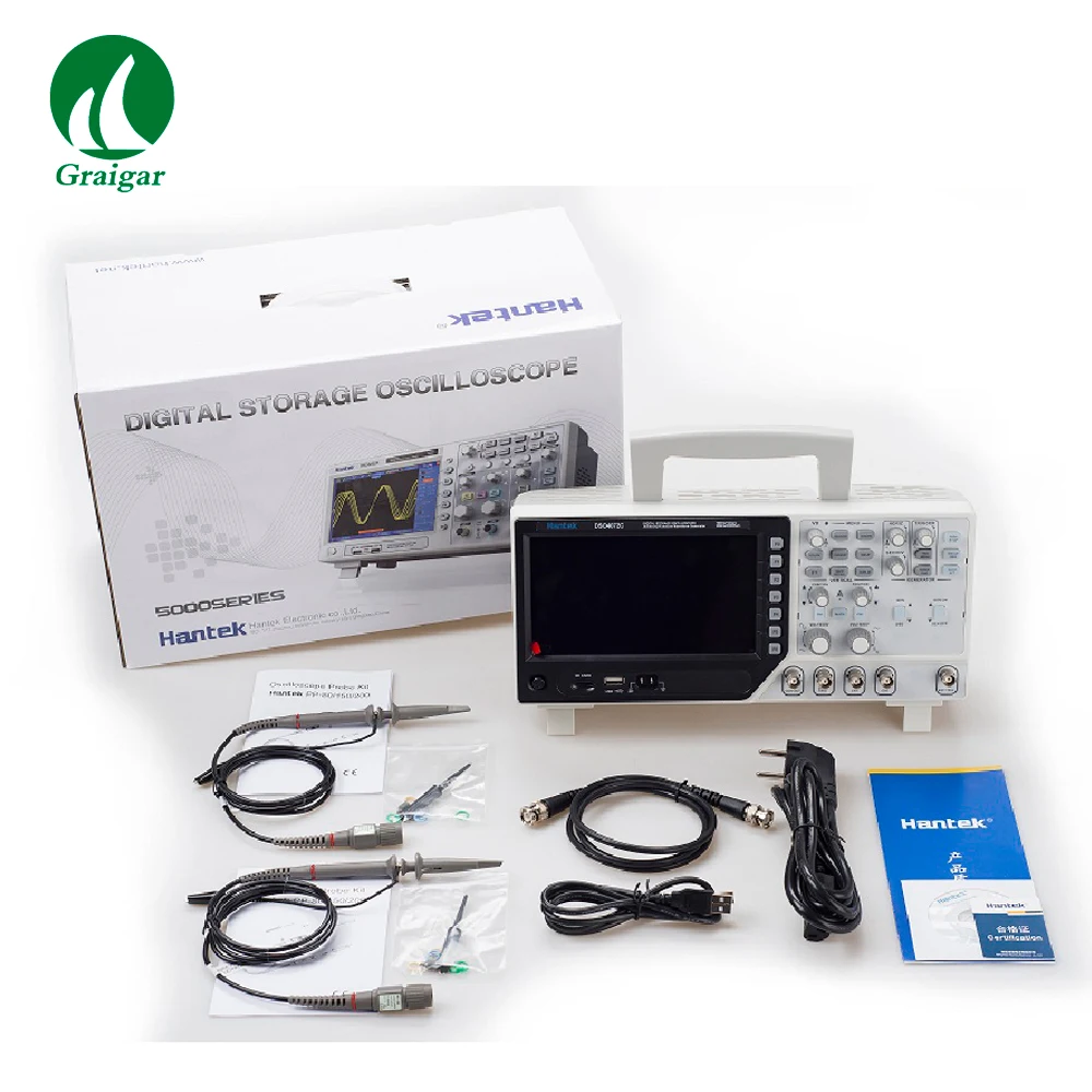 Hantek USB осциллограф DSO4072C 70 МГц Пропускная способность 1GSa/s частота