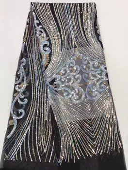 

top quality David-7.3509 french lace fabric african lace fabric with embroidery mesh tulle fabric