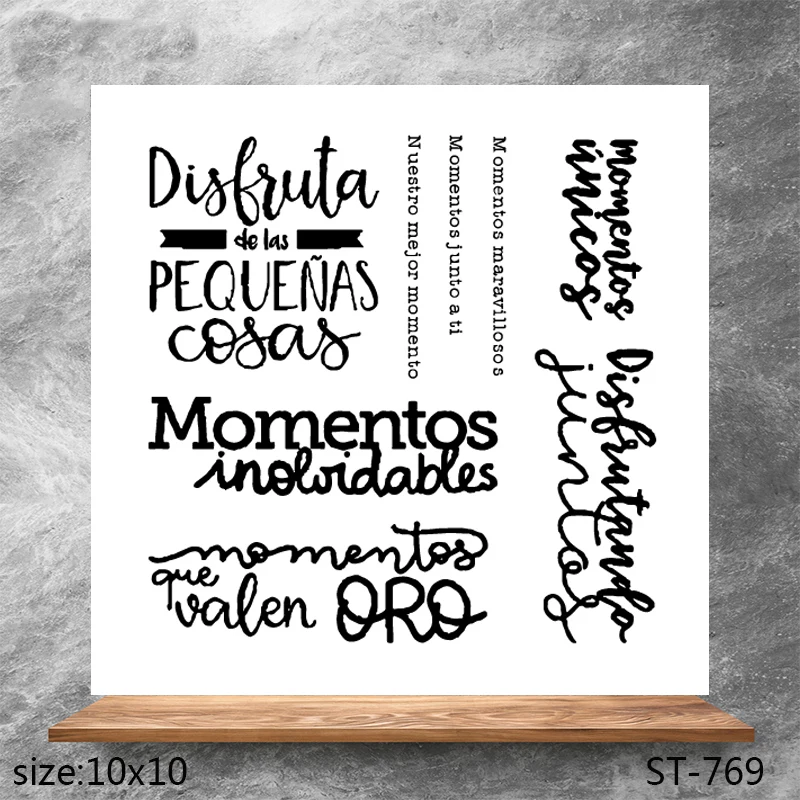 

ZhuoAng Mysterious language Transparent Seals for DIY scrapbooking photo album Clear Stamps