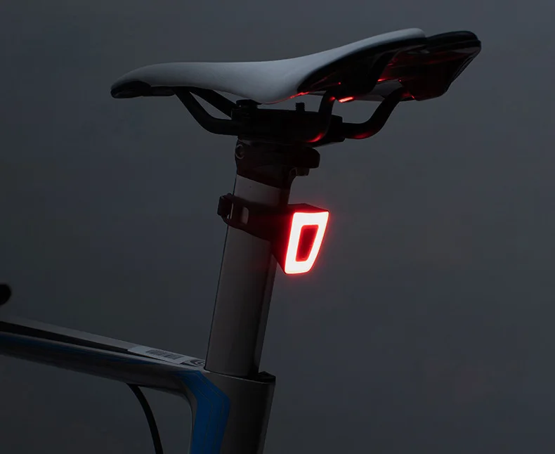 Best ROCKBROS Cycling Bike Light Waterproof Helmet Taillight Lantern Bicycle LED USB Rechargeable Safety Night Riding Bike Rear Light 14
