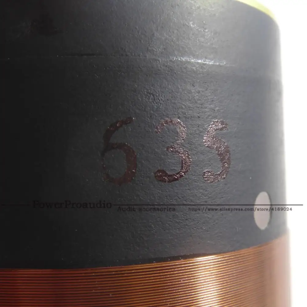 2pcs /lot 63.5mm Voice Bass Coil ASV White Aluminum for Subwoofer Sound Speaker DIY Repair Accessories