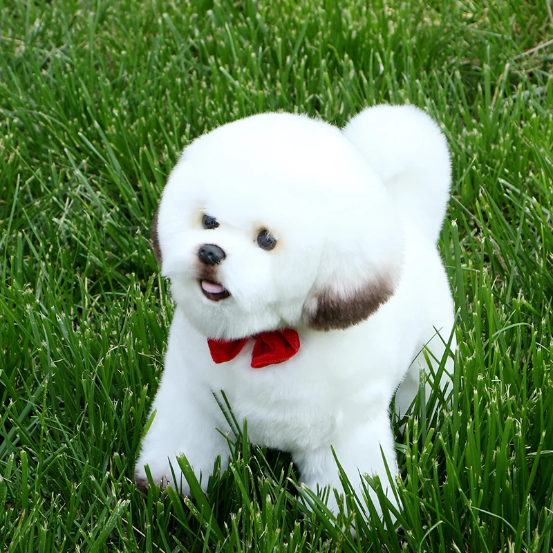 Children's Plush Toys Simulation Dog Poodle Doll Stuffed Animals Dogs for Girlfriend Kid Birthday Gift 30x14x28 DY50299 (6)